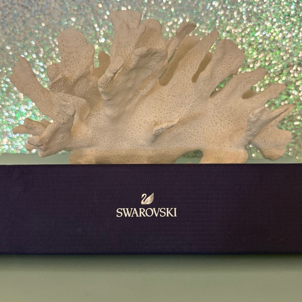 NWT Authentic Stamped Swarovski Imber Emily White Crystals Tennis Bracelet - Picture 3 of 14